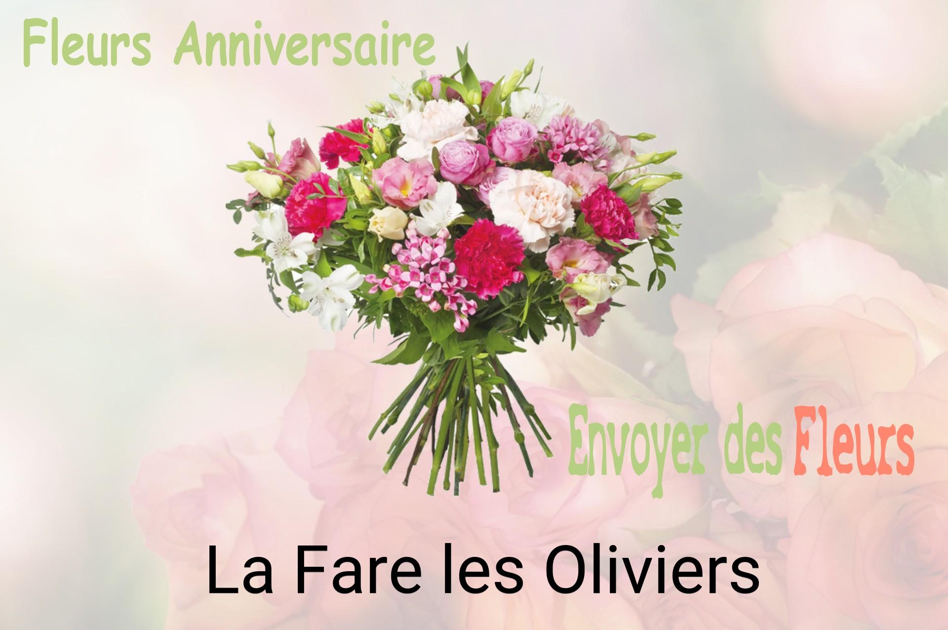 Bouquet de fleurs d’anniversaire livré à La Fare-les-Oliviers