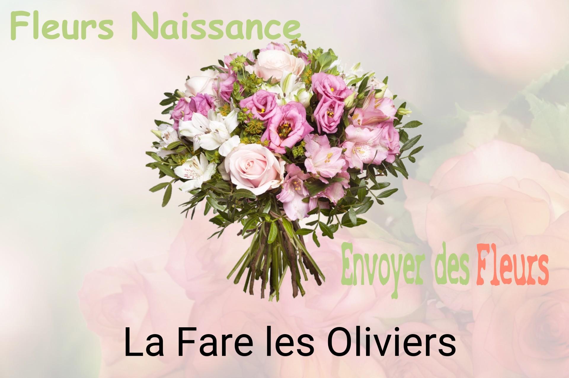 Bouquet de fleurs de naissance livré à La Fare-les-Oliviers